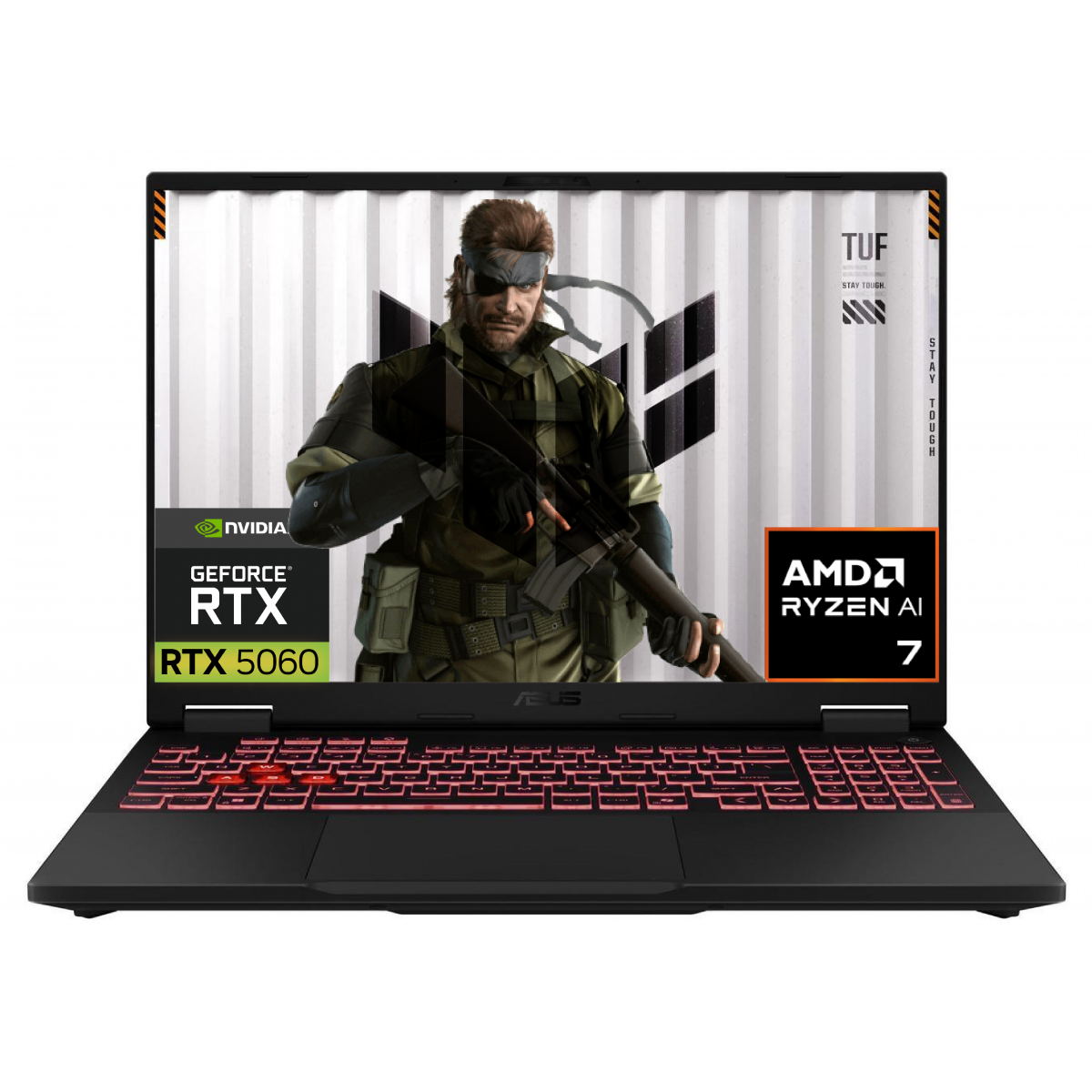 ASUS TUF Gaming A16 AMD Ryzen 7 260 Up to 5.1 GHz RTX 5060 8GB 16GB DDR5 5600 16 ASUS TUF Gaming A16 AMD Ryzen 7 260 Up to 5.1 GHz RTX 5060 8GB 16GB DDR5 5600 16